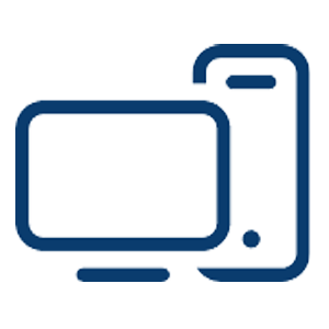 Computer and phone icons